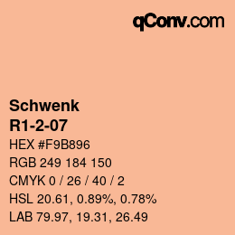 Color code: Schwenk - R1-2-07 | qconv.com