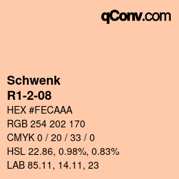 カラーコード: Schwenk - R1-2-08 | qconv.com