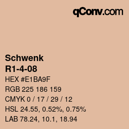 Farbcode: Schwenk - R1-4-08 | qconv.com