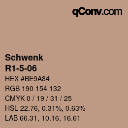 Farbcode: Schwenk - R1-5-06 | qconv.com