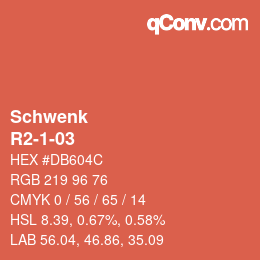 Color code: Schwenk - R2-1-03 | qconv.com
