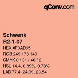 Color code: Schwenk - R2-1-07 | qconv.com