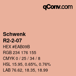 カラーコード: Schwenk - R2-2-07 | qconv.com