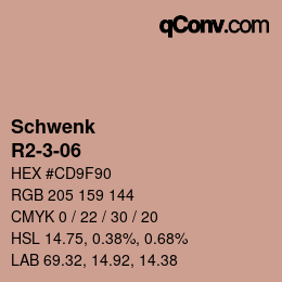 Color code: Schwenk - R2-3-06 | qconv.com