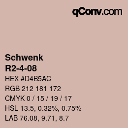Color code: Schwenk - R2-4-08 | qconv.com