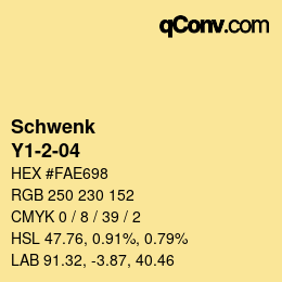 Color code: Schwenk - Y1-2-04 | qconv.com