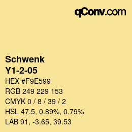 Code couleur: Schwenk - Y1-2-05 | qconv.com