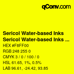 カラーコード: Sericol Water-based Inks - Sericol Water-based Inks 077 | qconv.com