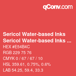 カラーコード: Sericol Water-based Inks - Sericol Water-based Inks 122 | qconv.com