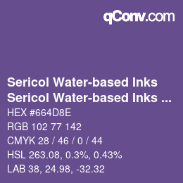 Farbcode: Sericol Water-based Inks - Sericol Water-based Inks 132 | qconv.com