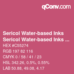 Código de color: Sericol Water-based Inks - Sericol Water-based Inks 135 | qconv.com