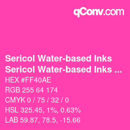 Farbcode: Sericol Water-based Inks - Sericol Water-based Inks 139 | qconv.com