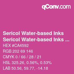 カラーコード: Sericol Water-based Inks - Sericol Water-based Inks 154 | qconv.com