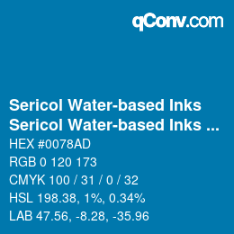 カラーコード: Sericol Water-based Inks - Sericol Water-based Inks 234 | qconv.com