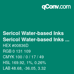 カラーコード: Sericol Water-based Inks - Sericol Water-based Inks 295 | qconv.com