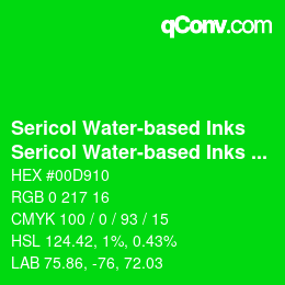 Farbcode: Sericol Water-based Inks - Sericol Water-based Inks 312 | qconv.com