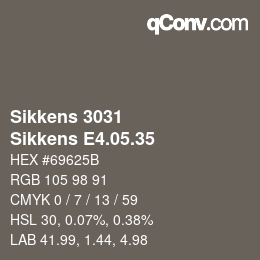 Código de color: Sikkens 3031 - Sikkens E4.05.35 | qconv.com