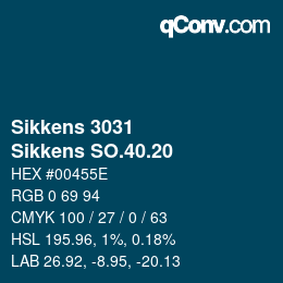 Código de color: Sikkens 3031 - Sikkens SO.40.20 | qconv.com
