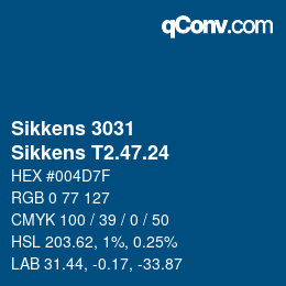 Código de color: Sikkens 3031 - Sikkens T2.47.24 | qconv.com