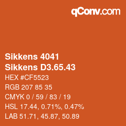 Color code: Sikkens 4041 - Sikkens D3.65.43 | qconv.com