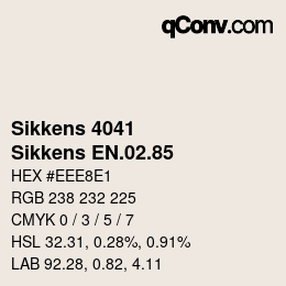 カラーコード: Sikkens 4041 - Sikkens EN.02.85 | qconv.com