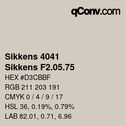 カラーコード: Sikkens 4041 - Sikkens F2.05.75 | qconv.com