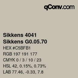Farbcode: Sikkens 4041 - Sikkens G0.05.70 | qconv.com