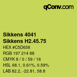 カラーコード: Sikkens 4041 - Sikkens H2.45.75 | qconv.com