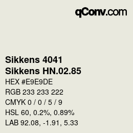 カラーコード: Sikkens 4041 - Sikkens HN.02.85 | qconv.com