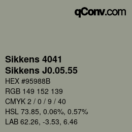 Código de color: Sikkens 4041 - Sikkens J0.05.55 | qconv.com