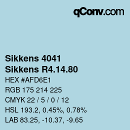 カラーコード: Sikkens 4041 - Sikkens R4.14.80 | qconv.com