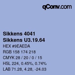 Color code: Sikkens 4041 - Sikkens U3.19.64 | qconv.com
