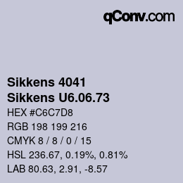 Color code: Sikkens 4041 - Sikkens U6.06.73 | qconv.com