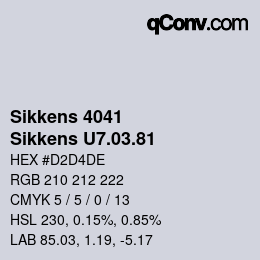 Color code: Sikkens 4041 - Sikkens U7.03.81 | qconv.com