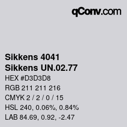Código de color: Sikkens 4041 - Sikkens UN.02.77 | qconv.com