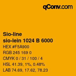 Farbcode: Sio-line - sio-lein 1024 B 6000 | qconv.com
