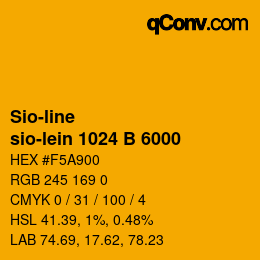 Code couleur: Sio-line - sio-lein 1024 B 6000 | qconv.com