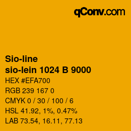 Farbcode: Sio-line - sio-lein 1024 B 9000 | qconv.com