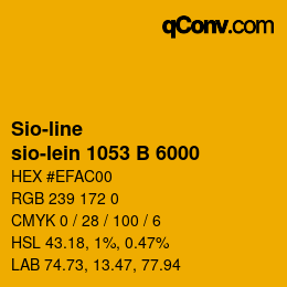 カラーコード: Sio-line - sio-lein 1053 B 6000 | qconv.com