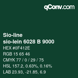 颜色代码: Sio-line - sio-lein 6028 B 9000 | qconv.com