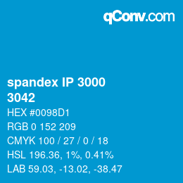 カラーコード: spandex IP 3000 - 3042 | qconv.com