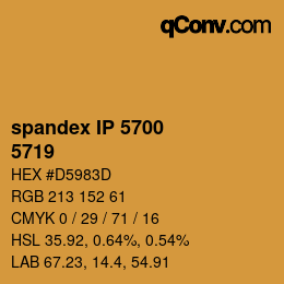 カラーコード: spandex IP 5700 - 5719 | qconv.com