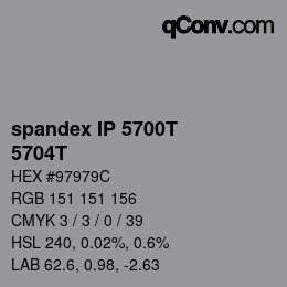 Farbcode: spandex IP 5700T - 5704T | qconv.com