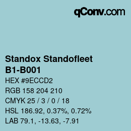 Código de color: Standox Standofleet - B1-B001 | qconv.com