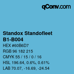 Código de color: Standox Standofleet - B1-B004 | qconv.com