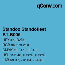 Farbcode: Standox Standofleet - B1-B006 | qconv.com