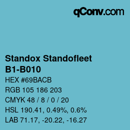 颜色代码: Standox Standofleet - B1-B010 | qconv.com