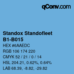 Código de color: Standox Standofleet - B1-B015 | qconv.com