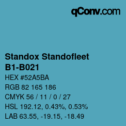 カラーコード: Standox Standofleet - B1-B021 | qconv.com