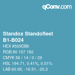 カラーコード: Standox Standofleet - B1-B024 | qconv.com